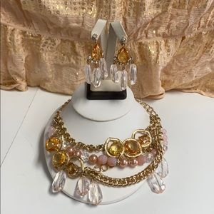 Costume beaded and rhinestone jewelry